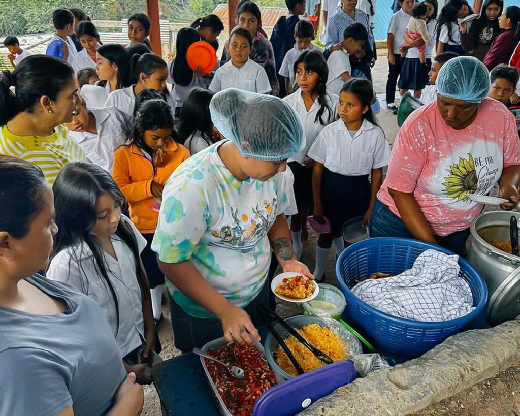 Community through school gardens